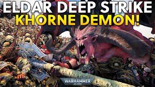 Can Eldar Strike force take out a Champion of Khorne?! | UEBS 2 Warhammer 40K