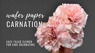 How to make wafer paper carnations. Wafer Paper Friday Ep. 6