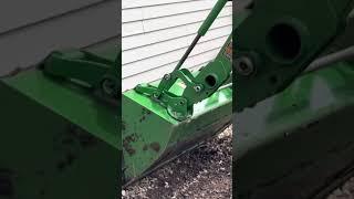 Landscape rock removal #tractor #tractorbusiness #tractorvideo #lawnrenovation