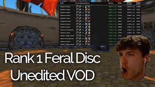 Rank 1 Feral Disc [2300-3000 MMR climb FULL VOD] | Wrath Classic arena