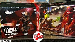 Triple Innistrad Remastered VS Dominaria Remastered Collector Box Opening