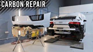 Audi R8 Carbon Fibre Repair & Bumper Repair