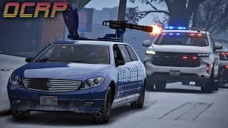 Snowy Pursuit Getaway Challenge in GTA RP | OCRP