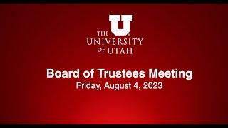 University of Utah Board of Trustees vote to join Big 12 conference