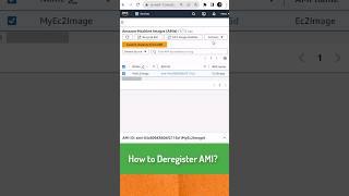 How to deregister an Amazon Linux Image (AMI)?