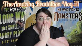 The Amazing Readathon Vlog #1 | June 2024 |