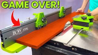 This Will Change Table Saws FOREVER! ! Bow XT Extender Fence!