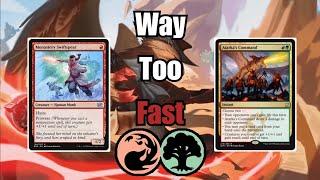 Too Fast ll Timeless Gruul Aggro MTG Arena