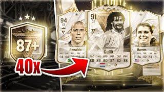 ERSTE PROMO ICONS!! 40x BASE / CENTURION ICON PACKS in EA FC 24