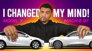 THE TRUTH - TESLA MODEL Y VS  Mustang Mach-E!
