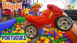 Blippi Visita um Parque Coberto | +Vídeos Educativos para Crianças | As Aventuras de Blippi