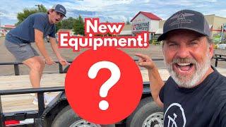 We Needed THIS New Equipment On The Ridge | OFF GRID Barndominium Build | Shed To Solar House