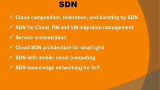 PhD Research Topics in SDN Cloud | PhD Research Projects Topics in SDN Cloud