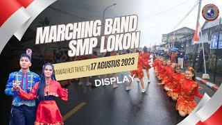 MARCHING BAND SMP LOKON Curi Perhatian Warga Tomohon I Pawai 17 Agustus 2023