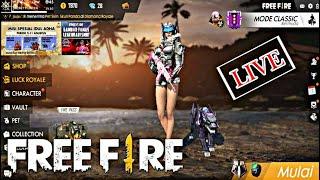 LAMA TAK LIVE STREAMING [FREE FIRE BATTLEGROUND]