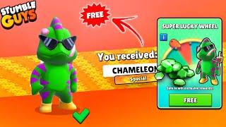 Get [ FREE ]  Chameleon Skin Trick In Stumble Guys | Super Lucky Spin | DRIFT GAMER | #gaming