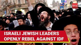 'Disobey, Boycott IDF': Israeli Jews Openly Rebel Against Army Amid Gaza War | Haredi Conscription