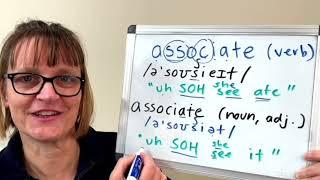 How to Pronounce Associate (Noun, Verb & Adjective) 2 Correct Ways