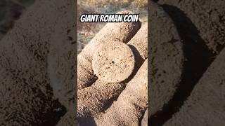 Huge roman sestertius #metaldetecting #drone #drone #dji #coin #rome #gladiator #history #ancient