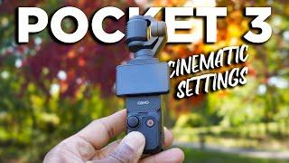 Get the MOST from your DJI OSMO POCKET 3 - CINEMATIC SETUP!