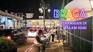 Keliling Suasana Malam Hari di Jalan Braga Bandung | Saturday Night at Braga Street Bandung