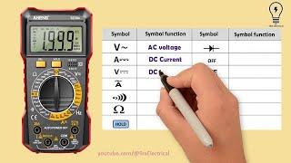 digital multimeter symbols explained