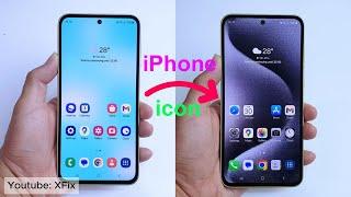 How to install iPhone 16 icon on Samsung ONE UI