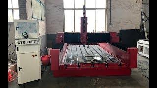 How to operate stone CNC router machine to cut marble?