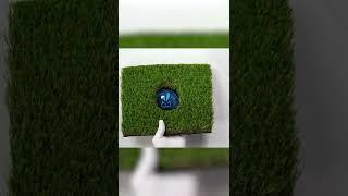 Artificial Grass Book with Lavazza Espresso Dirt | Unconventional Print Ads Portfolio Book