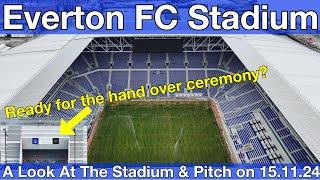 NEW Everton FC Stadium at Bramley Moore Dock. An Update On The Stadium & Pitch on 15.11.24