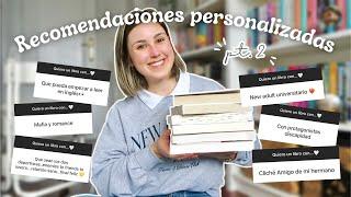 Dime qué buscas en un libro y te recomiendo uno  | pt.2 