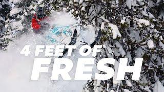 4' of Fresh Snow in McCall, Idaho: 2021 Fly Ambassador Ride