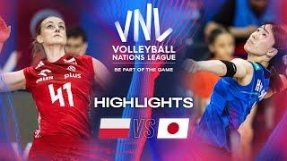  POL vs. JPN - Highlights | Week 1 | Women's VNL 2024