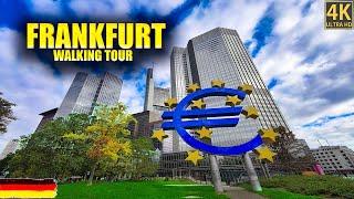  Frankfurt Germany Walking Tour 2023 | 4K Video Ultra HD