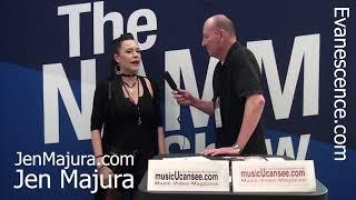 Jen Majura - Evanescence - #NAMMShow Interview - musicUcansee.com