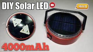 DIY Solar LED Flashlight 4000mAh from PVC pipe. How to make a Solar LED from PVC pipe at home