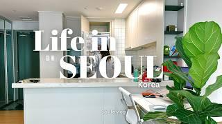 Living alone in Seoul | Being a homebody, Morning routine, Apartment update, cleaning