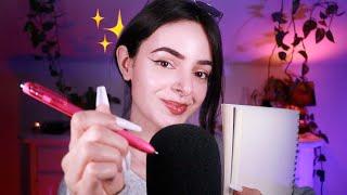 ASMR Whispering, Tracing & Writing Your Favourite Trigger Words  Close Your Eyes & Get Sleepy  Pt1