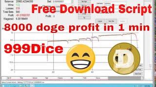 999dice.com script v4 playing -  dicebot script - Free download
