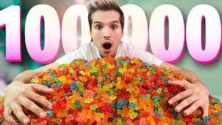 HICE GOMITAS GIGANTES DE DISNEY con 100,000 GOMITAS !! / Memo Aponte