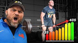 How To Deadlift 405 POUNDS For The FIRST Time