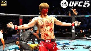 EA Sports UFC 5 - Best Knockouts & TKO's Vol.4 [4k 60FPS]