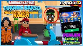 TUKANG BAKSO MELARAT!! AKIBAT JUDI SLOT ONLINE | Animasi Kartun | Kampung Pensiunan | EPS.3 