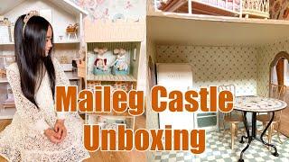MAILEG CASTLE with KITCHEN UNBOXING.                                  #mailegcastle #maileg