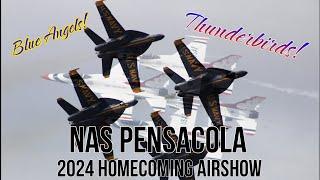 Blue Angels & Thunderbirds! | NAS Pensacola Homecoming Airshow 2024!