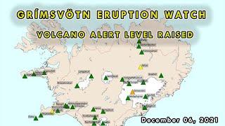 Grímsvötn Volcano Alert Level Raised to Orange! Earthquakes Shake the Area December 6, 2021