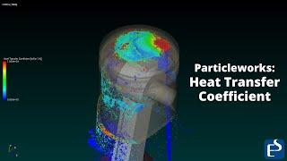 Particleworks: Heat Transfer Coefficient  #Particleworks#heattransfer#engineering