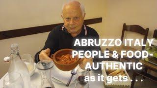 #99 ABRUZZO ITALY ADVENTURE FIRST QUIET WALK in NEW VILLAGE of San Martino Sulla Marrucina & Dinner.