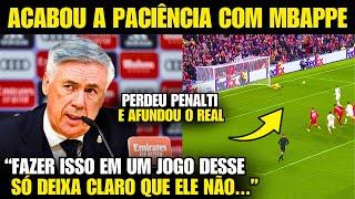  NOSSA! Olha a REAÇÃO DO ANCELOTTI ao JOGO PÉSSIMO DO MBAPPE na DERROTA PRO LIVERPOOL HOJE