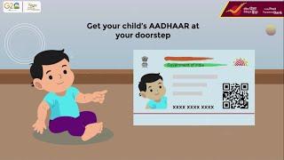 Give your child a national identity for his bright future with Child Aadhaar Enrolment through IPPB